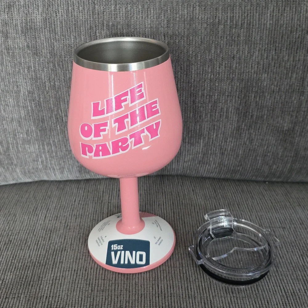 Pink‎ ORCA 15oz. Vino, New, Life Of The Party